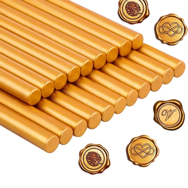 Gold Seal Wax Sticks Glue Gun Sealing Wax Round Sticks